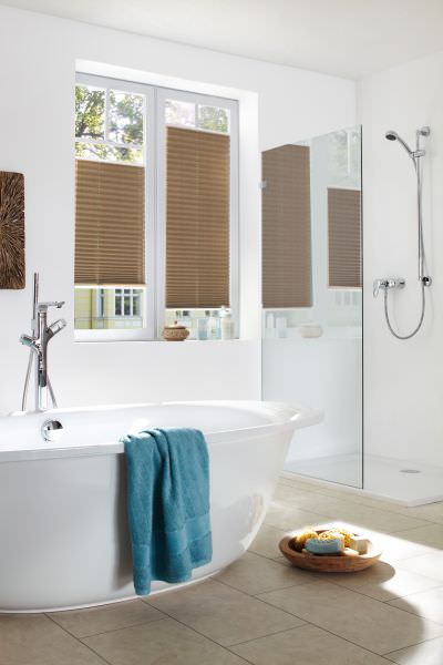 Plissee Fibre 1531 Badezimmer