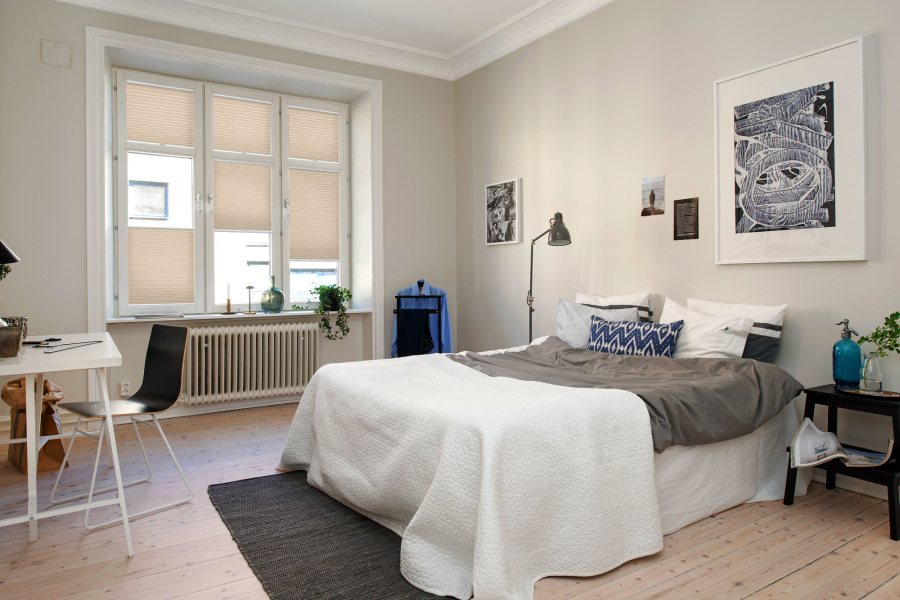 Plissee Fibre 1965 Schlafzimmer