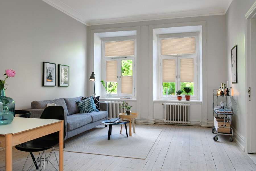 Plissee Fibre 1965 Wohnzimmer