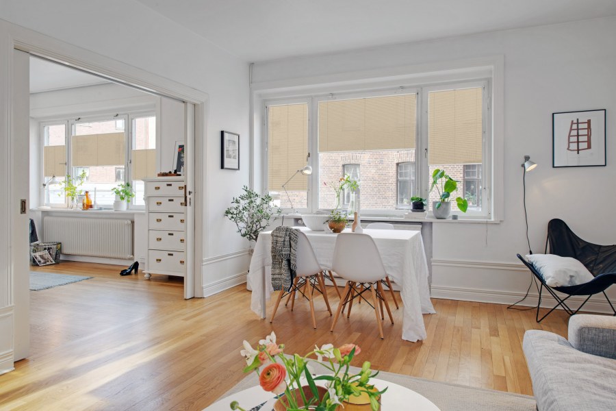 Plissee 1765 Esszimmer Beige
