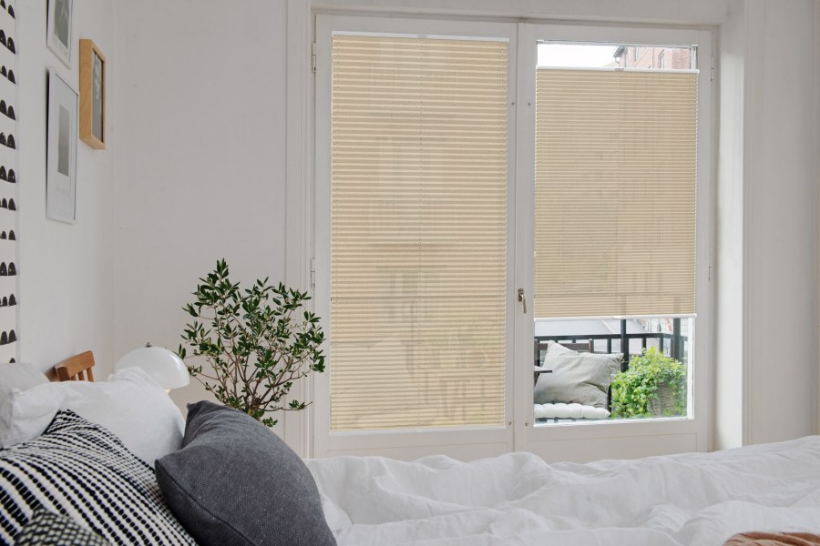 Plissee 1765 Schlafzimmer Beige