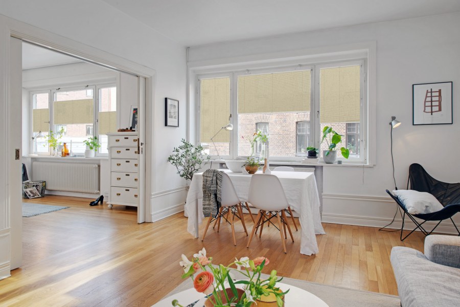 Plissee 1767 Esszimmer Beige