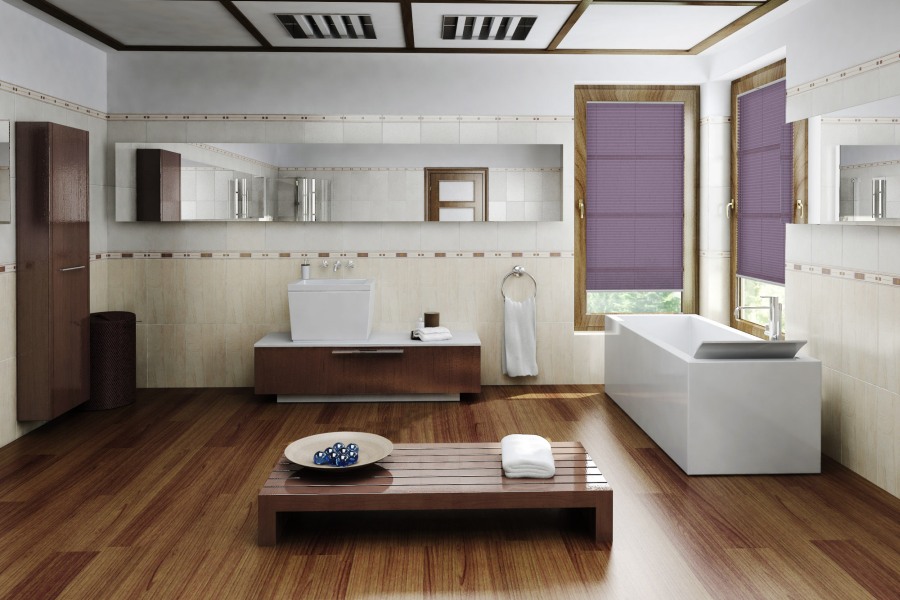 Plissee Freja 1776 Badezimmer