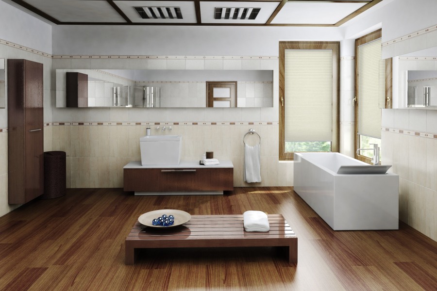 Plissee Freja Perl 1785 Badezimmer