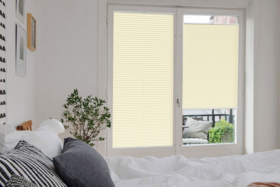 Plissee 4243 Schlafzimmer Beige