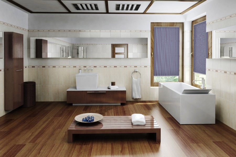 Plissee Gala Print 1680 Badezimmer