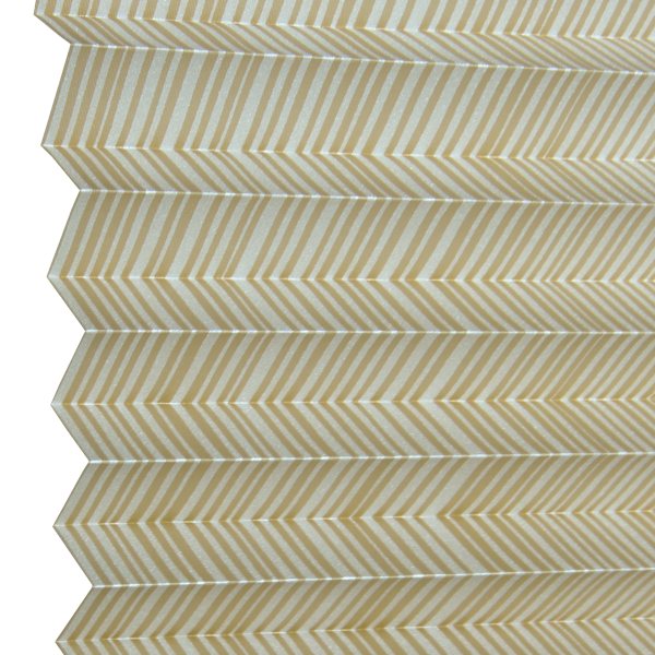 Plissee 1683 Falten Detail Beige
