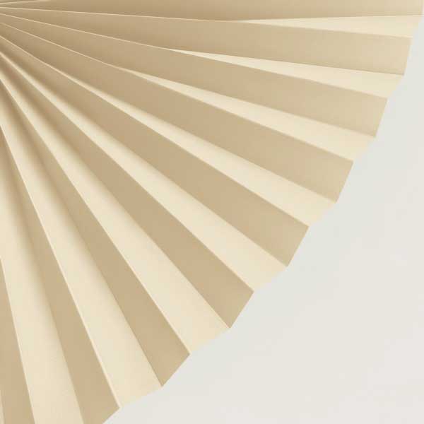 Plissee 1002 Falten Detail Beige