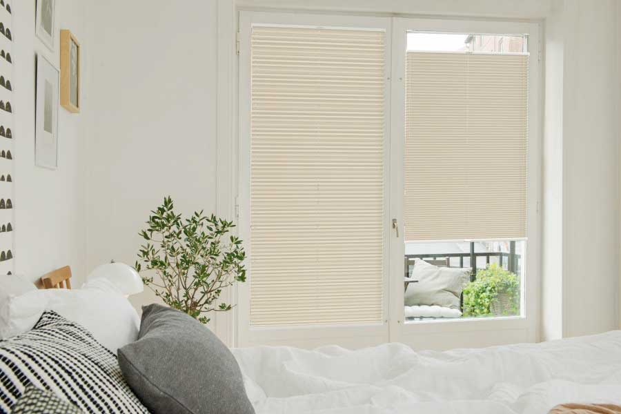 Plissee 1002 Schlafzimmer Beige