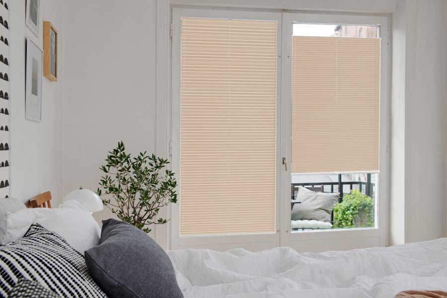Plissee 1003 Schlafzimmer Beige