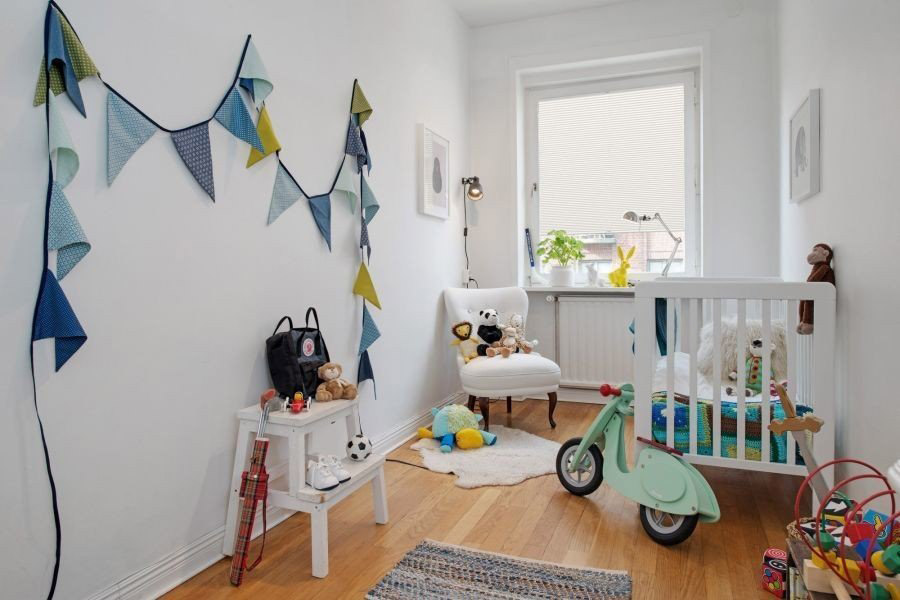 Plissee 2005 Kinderzimmer Weiß