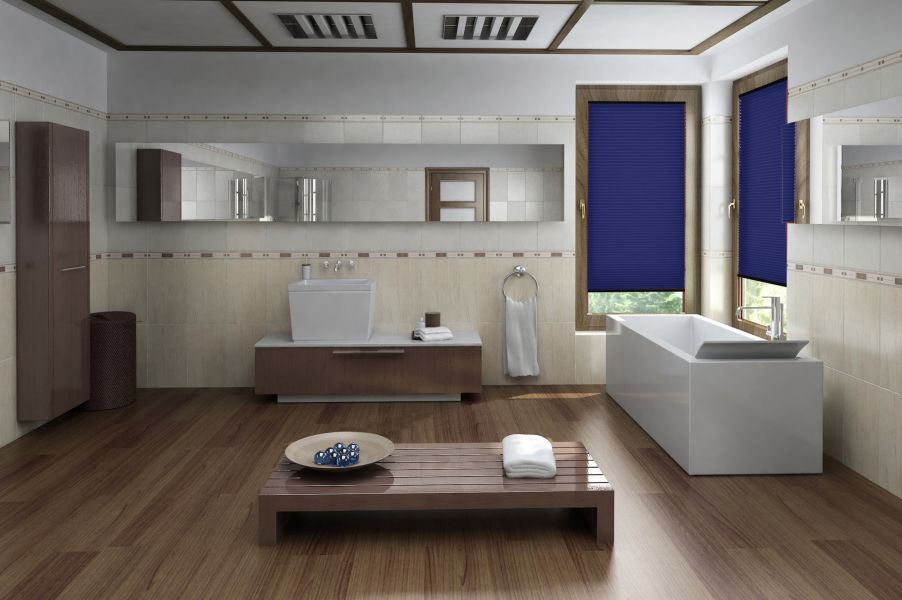Plissee Gate Perlex 2006 Badezimmer