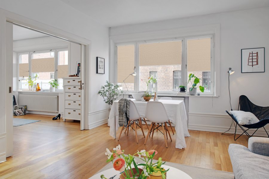 Plissee 1911 Esszimmer Beige