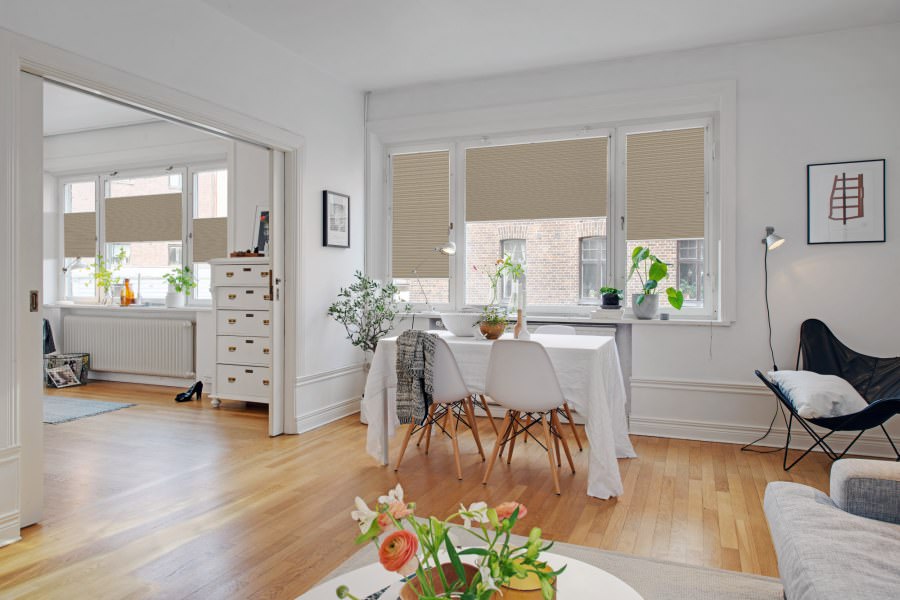 Plissee 1914 Esszimmer Beige