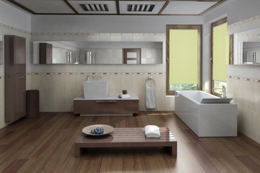 Plissee Lina Print 1707 Badezimmer