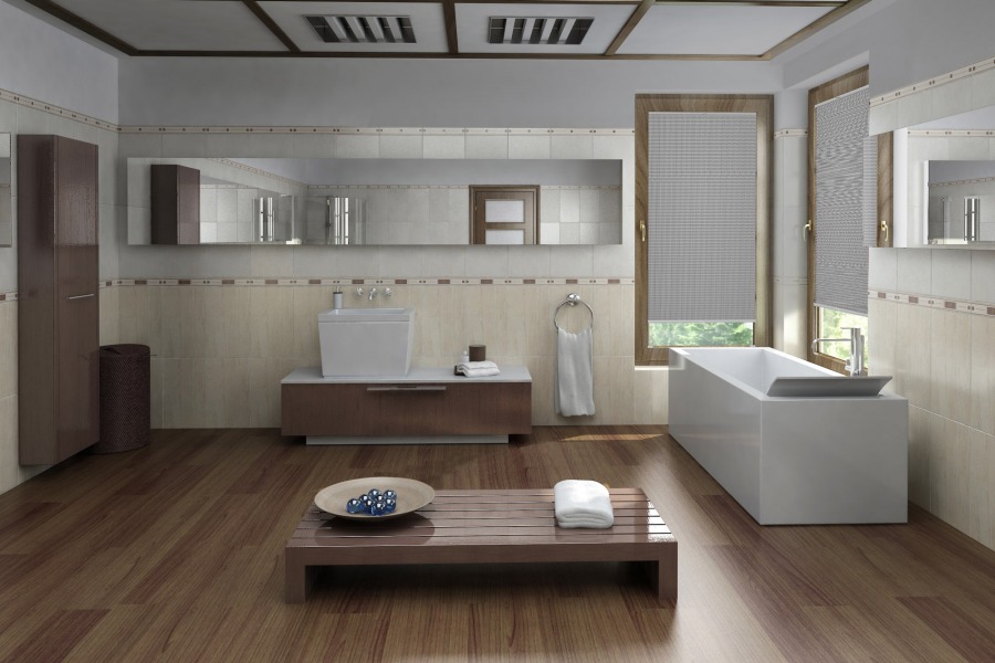 Plissee Lina Print 1708 Badezimmer