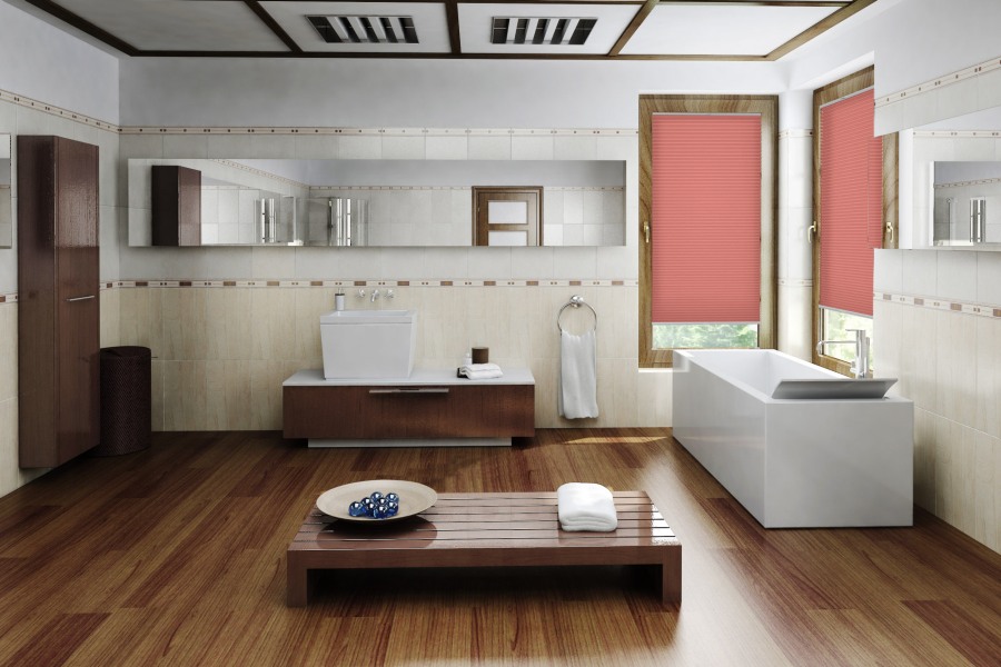 Plissee Madita 1676 Badezimmer