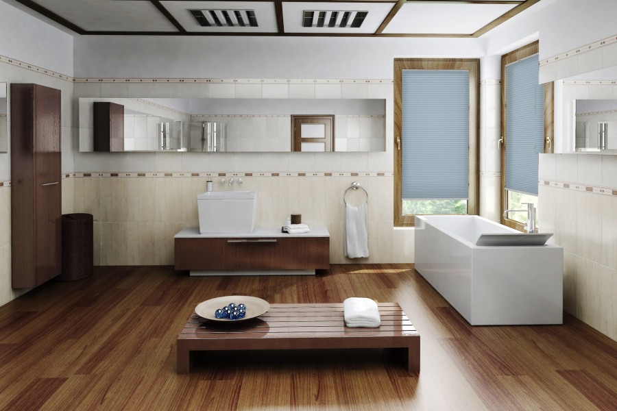 Plissee Madita 1677 Badezimmer