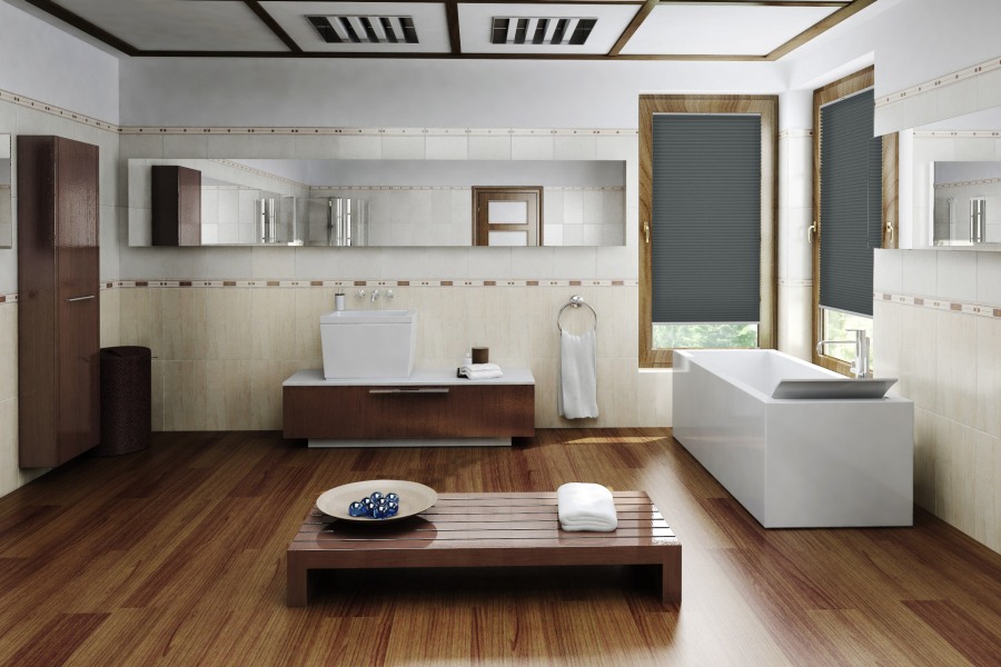 Plissee Madita 1678 Badezimmer