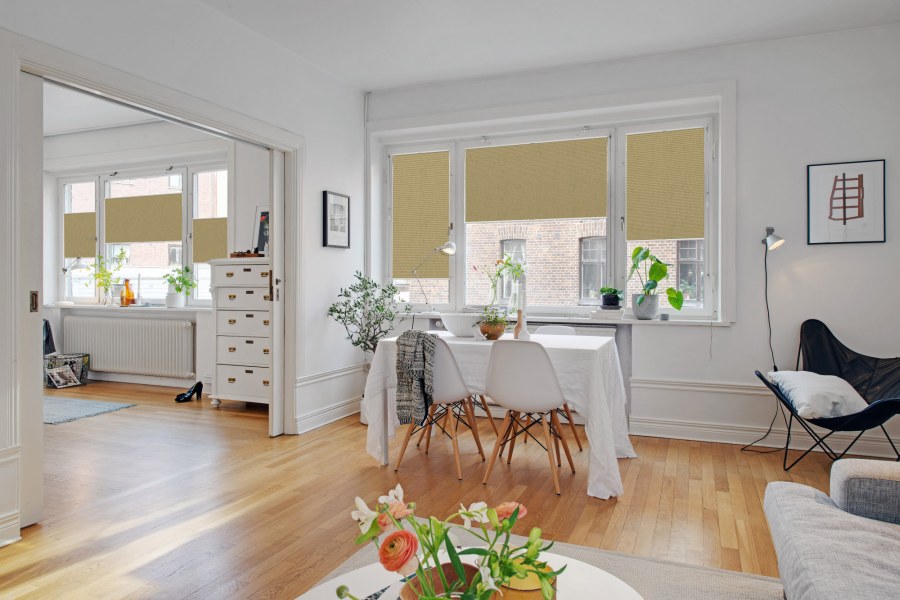 Plissee 1595 Esszimmer Beige