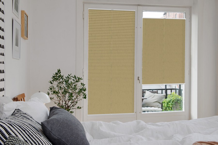 Plissee 1595 Schlafzimmer Beige