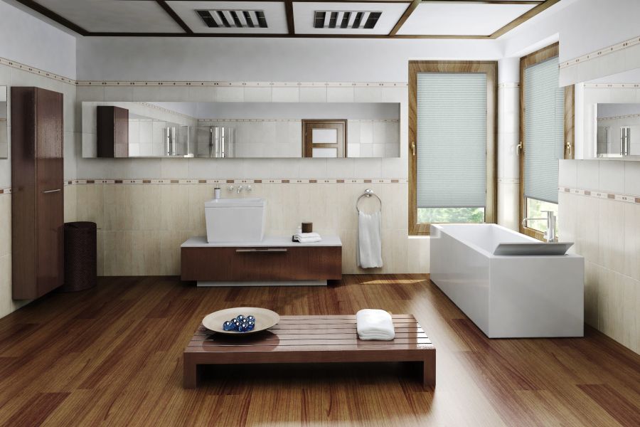Plissee Perlato 1421 Badezimmer