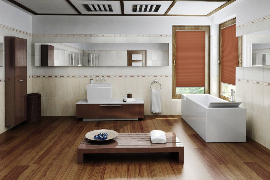 Plissee Perlato 1942 Badezimmer