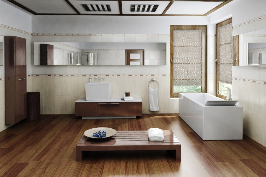 Plissee Poesia 1830 Badezimmer