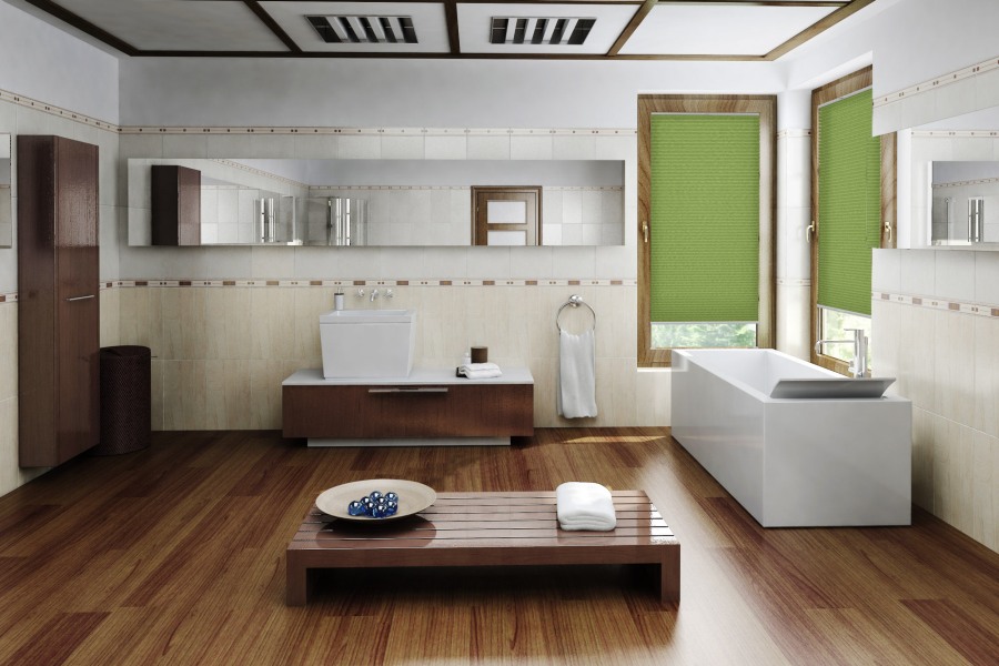 Plissee Pure 1664 Badezimmer