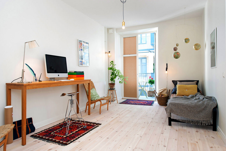 Plissee 4177 Arbeitszimmer Braun