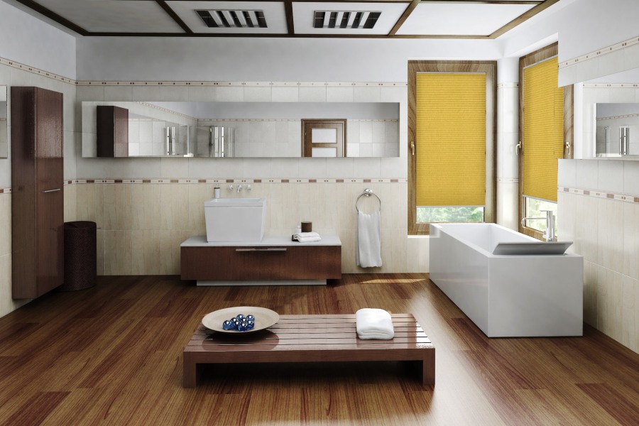 Plissee Serafina Dustblock 1626 Badezimmer