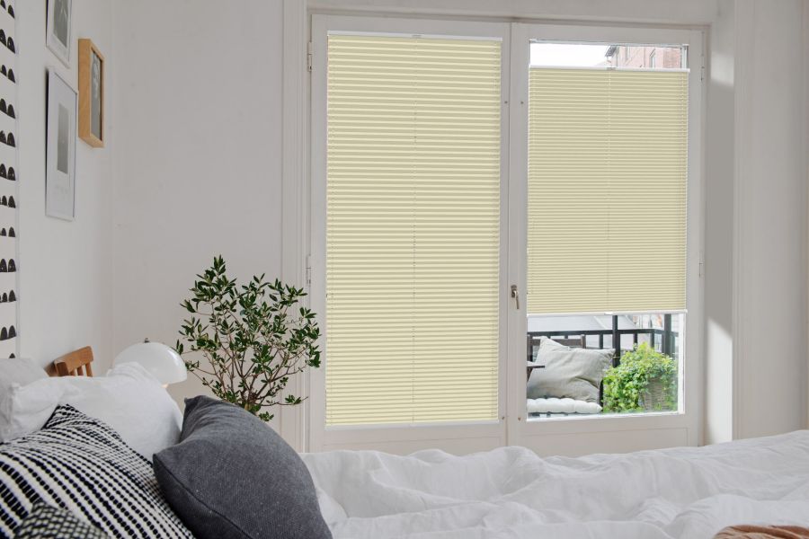 Plissee 1380 Schlafzimmer Beige