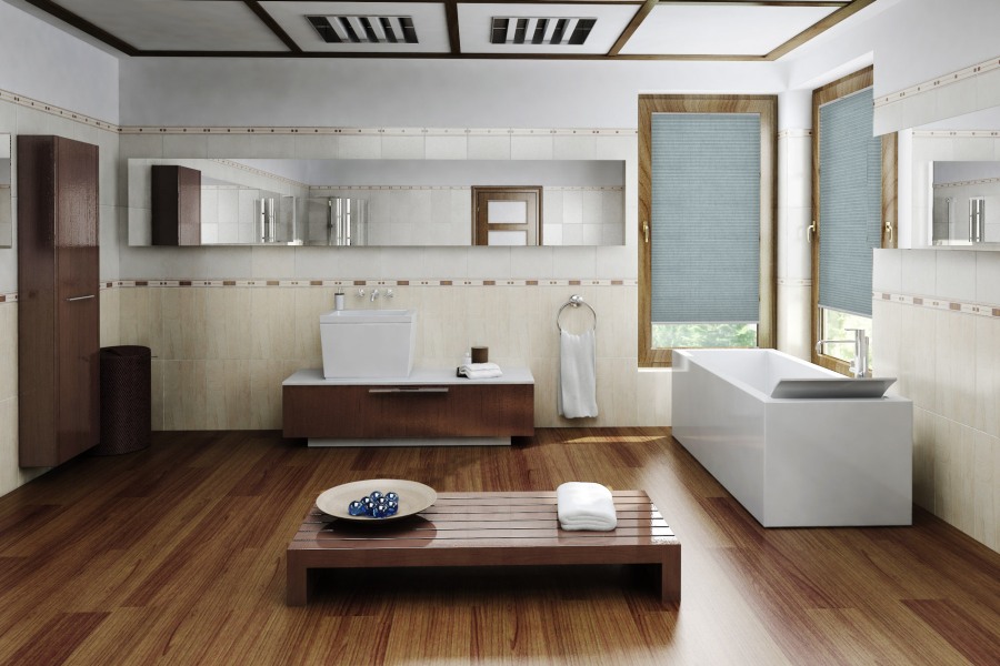 Plissee Topar Crush 1629 Badezimmer