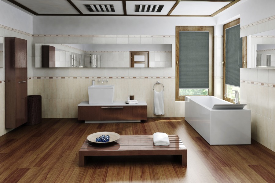 Plissee Topar Crush 1630 Badezimmer