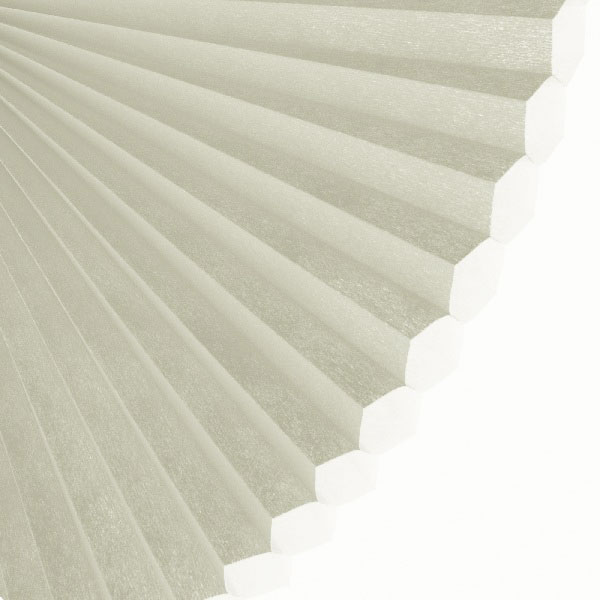 Plissee 2068 Falten Detail Beige