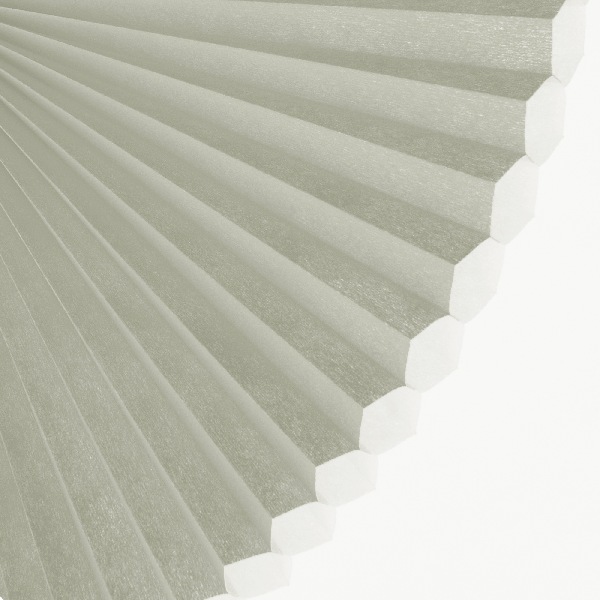 Plissee 2070 Falten Detail Grau
