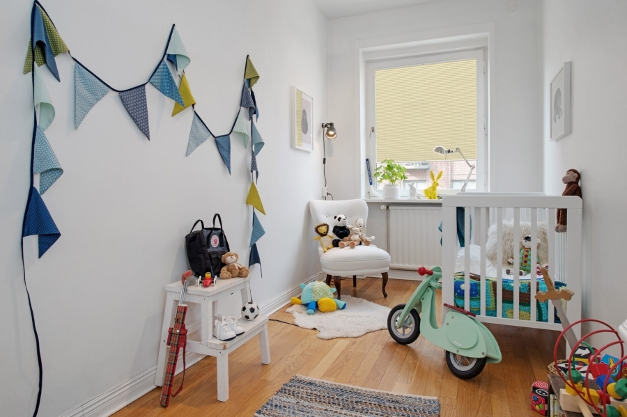 Plissee 2074 Kinderzimmer Gelb