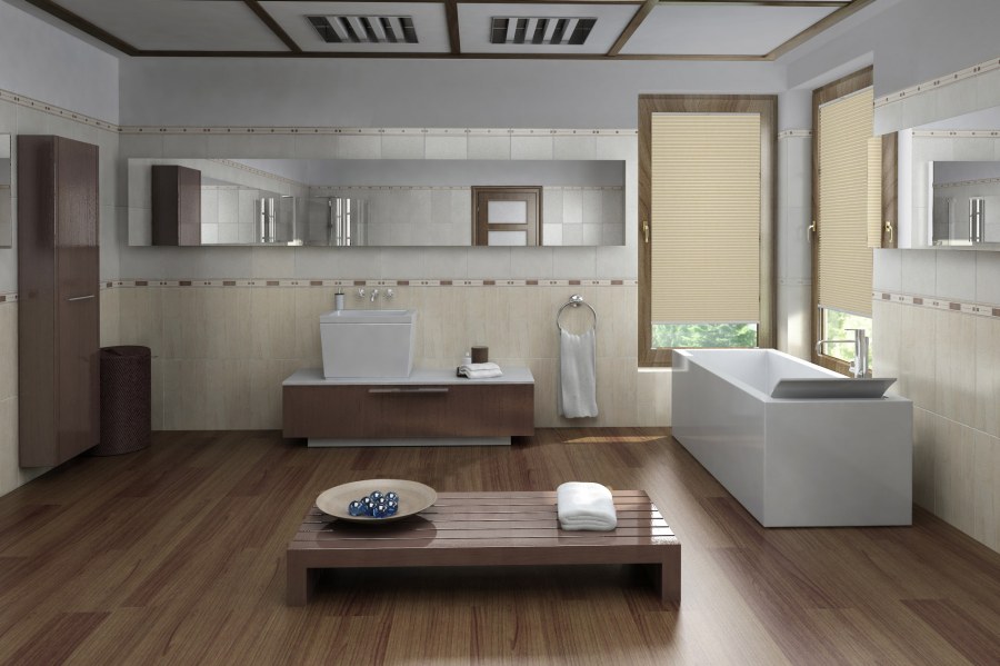 Plissee Wabe Bella 2077 Badezimmer