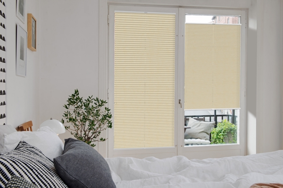 Plissee 2077 Schlafzimmer Beige