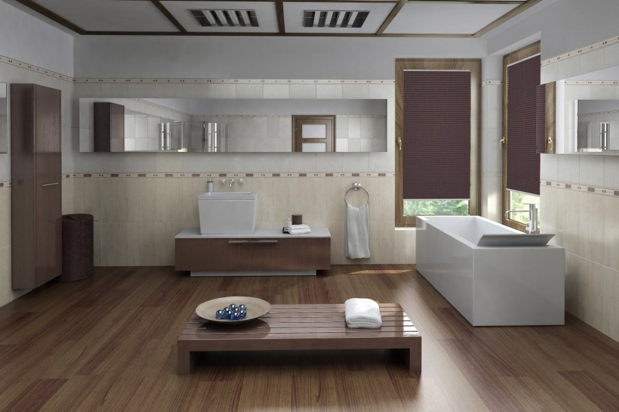 Plissee Wabe Bella 2081 Badezimmer