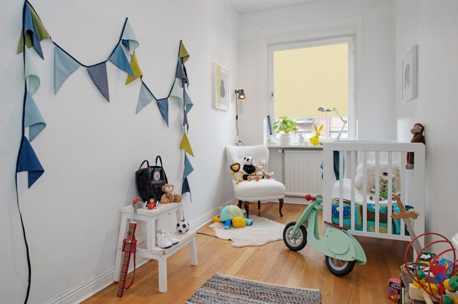 Plissee 2084 Kinderzimmer Gelb