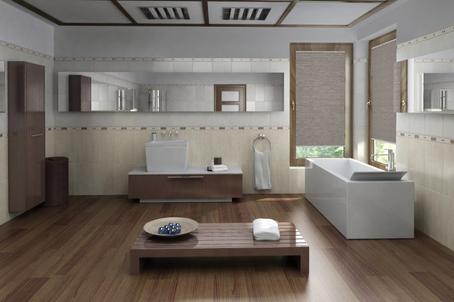 Plissee Wabe Calma 2152 Badezimmer