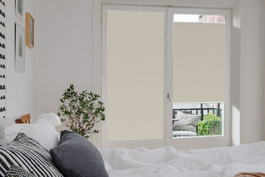 Plissee 1466 Schlafzimmer Beige