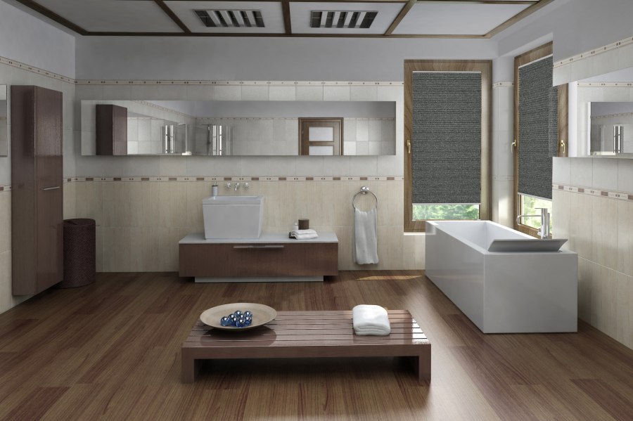 Plissee Wabe Comprido 2118 Badezimmer