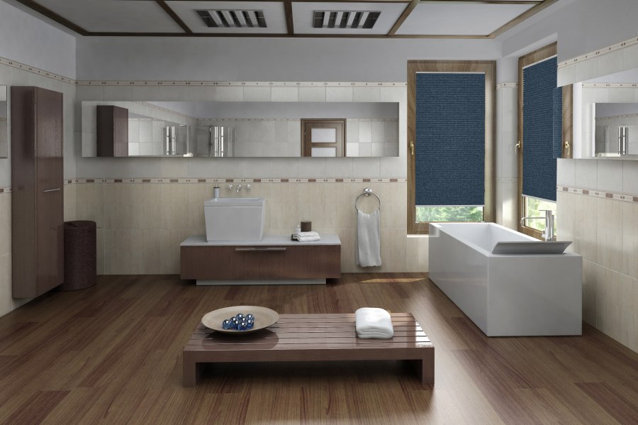 Plissee Wabe Comprido 2119 Badezimmer