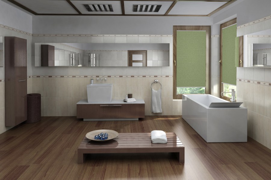 Plissee Wabe Comprido 2120 Badezimmer