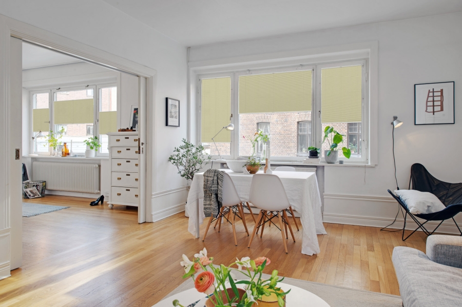 Plissee 2088 Esszimmer Beige
