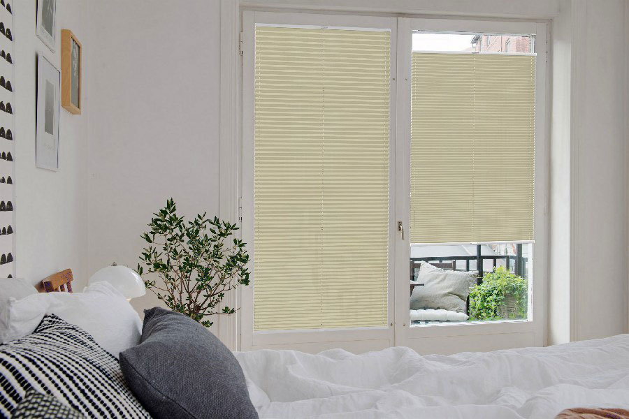 Plissee 2089 Schlafzimmer Beige