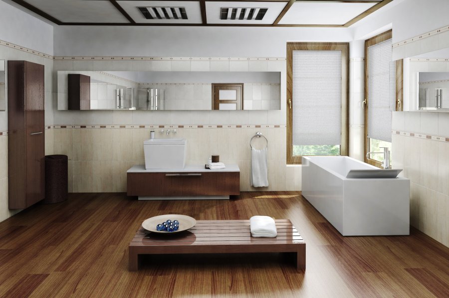Plissee Wabe Glow 2157 Badezimmer