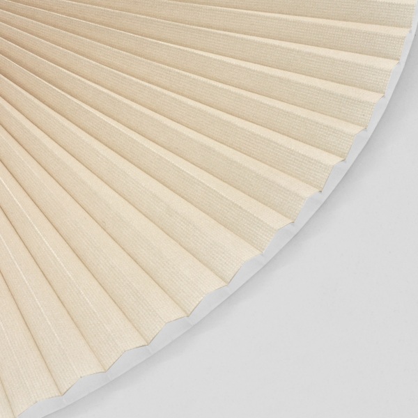 Plissee 2229 Falten Detail Beige